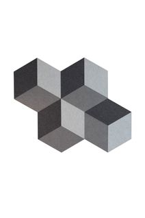 Panneaux acoustiques CUBISM CUBISM EcoSUND lot de 12 anthracite