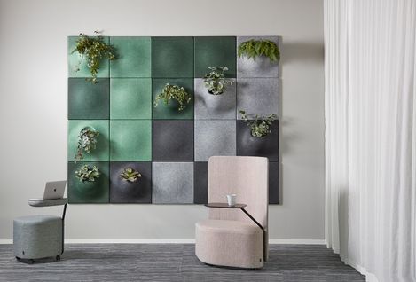 Dalle acoustique PLAIN PANEL BUT PRO à l'unité  L.57 x l.57 gravier