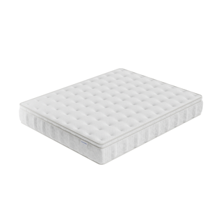Matelas ressorts ensachés 160x200 cm accueil mousse charbon Ép.30 cm