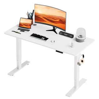 Bureau Assis Debout 60 X 140 Cm, Fonction Mémoire Et Anti-collision,bureau Réglable 70-117cm