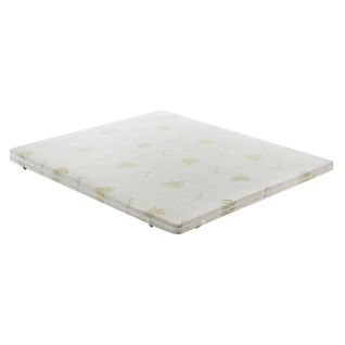Surmatelas Mousse Mémoire De Forme De 5 Cm 140x200 - Revêtement Amovible En Aloe Vera