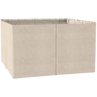 Pavillon 3x4m, Avec Parois En Polyester, Pour Garden Parties, ,beige