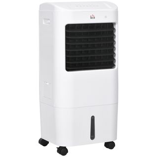 Climatiseur Mobile 3 En 1 Avec Humidification Refroidissement à Eau 15l Oscillant 60° Min 7,5h