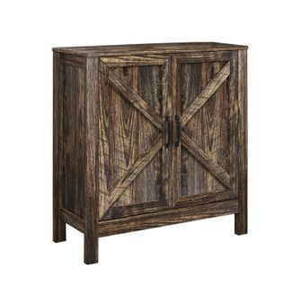 Bahut Buffet Pour Salon Salle à Manger En Couleur Chêne Rustic 80x35x85cm Olivia