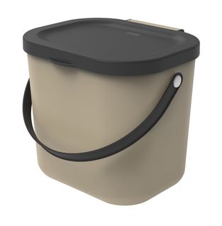 Poubelle 6L ALBULA Taupe