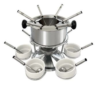 Ensemble à Fondue Bourguignonne Pour 6 Personnes, Diamètre 17 Cm