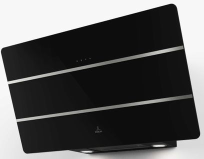 Hotte Décorative Inclinée 80cm 580m3/h Noir - 5629997