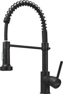 Mitigeur Cuisine Avec Douchette, Robinet à 360°, Noir