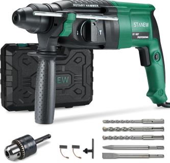 Marteau Perforateur Sds-plus, 950w Avec 4 Fonctions Et Embrayage De Sécurité