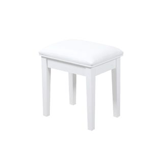 Tabouret De Piano Moderne Rembourré, Siège Carré Pour Maquillage, Ottomane Confortable