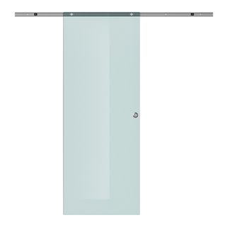 Porte Coulissante Intérieure En Verre Satiné 775/900/1025x2050 Mm