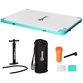 Île Flottante Gonflable 304x204 Cm Plateforme De Baignade 500 Kg