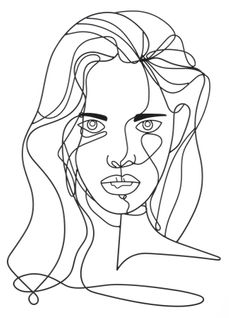 Panneau Mural 3d Visage De Fille Métal Noir 57,5x80 Cm