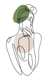 Panneau Mural 3d Fille Colorée Métal Noir 40x80 Cm