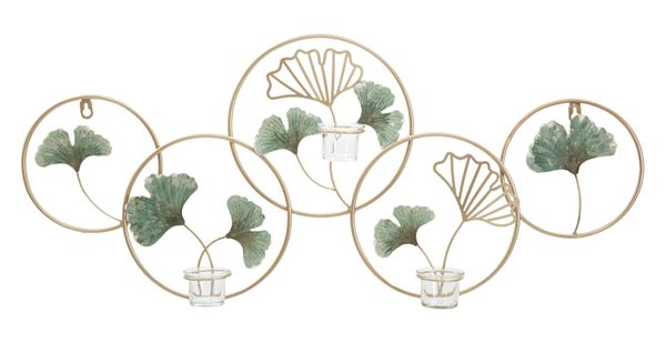 Applique Murale Bougeoir Décorative Multicolore 80x7,5x35,5 Cm