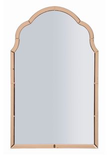 Miroir Mural Rose 62x100 Cm Avec Cadre Profilé Et Design Raffiné
