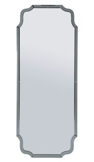 Miroir Mural Gris 60x150 Cm Rectangulaire Avec Cadre Raffiné Et Design Moderne