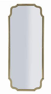 Miroir Mural Doré 60x150 Cm Rectangulaire Avec Cadre Raffiné Et Design Élégant