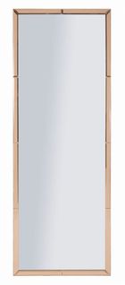 Miroir Mural Rose Rectangulaire 55x150 Cm Avec Cadre Fin Moderne Et Élégant