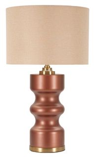 Lampe à Poser Rosenthal En Verre Et Métal 40,5×40,5×69,5 Cm Avec Abat-jour Neutre