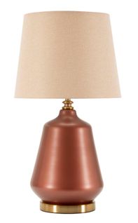 Lampe à Poser Rosenthal En Verre Et Métal 35,5×35,5×65 Cm Avec Abat-jour Neutre