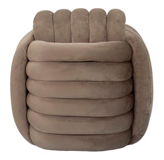 Pouf Carré En Velours Gris 45 Cm Pour Salon Ou Chambre