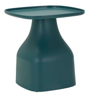 Table D'appoint Carrée Bleue 48x48x50 Cm Design Moderne Et Minimaliste
