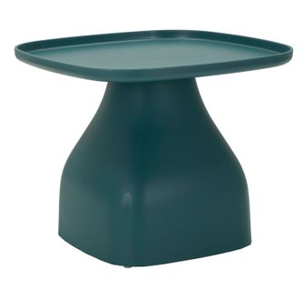 Table D'appoint Carrée Gea Bleue 48x48x38 Cm Design Moderne
