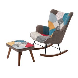 Fauteuil à Bascule, Chaise De Loisirs Avec Pied De Repos, Fauteuil à Bascule Avant Et Arrière