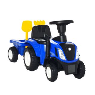 Tracteur à Pousser Avec Remorque Et Accessoires, Enfants 1-3 Ans, Bleu