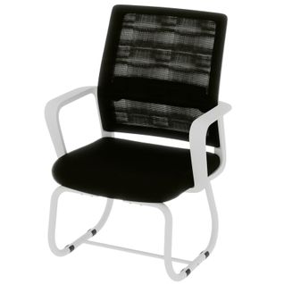 Fauteuil De Bureau Moderne Minimaliste Avec Dossier En Maille Et Structure Métallique