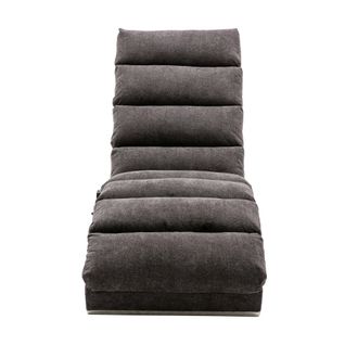 Méridienne Avec Massage, Soutien Corporel Complet Et Vibration Douce, Gris Foncé