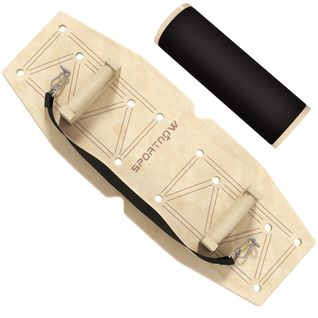 Barres De Pompes En Bois Avec Bandes De Résistance, Planche D’équilibre Et 11 Exercices