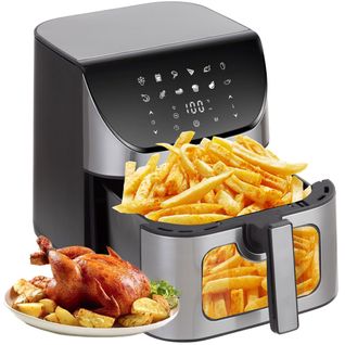Friteuse Sans Huile XXL 8,5l 1800 W Avec Écran LED, Fenêtre Et 12 Programmes De Cuisson