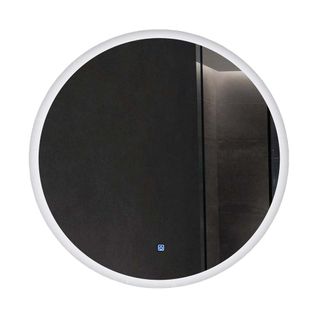 Miroir De Salle De Bain LED 60cm Rond à Luminosité Variable Et Interrupteur Tactile.lb-228080-60-60
