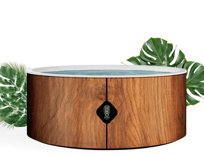 Spa Gonflable Tahiti - 180 Cm De Diamètre - 1100 Litres - Moteur 2240 W - Jusqu'à 6 Personnes