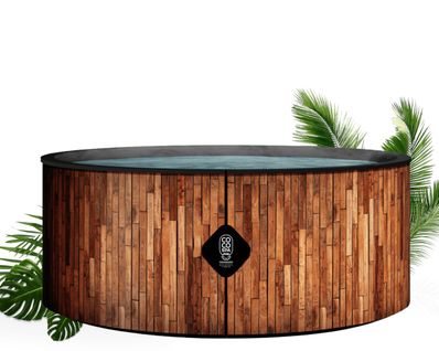 Spa Gonflable Bali - 180 Cm De Diamètre - 1100 Litres - Moteur 2240 W - Jusqu'à 6 Personnes