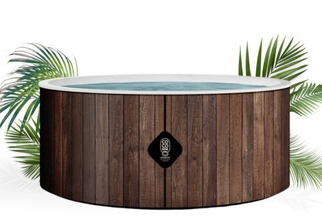 Coco Spa Helsinki Spa Gonflable - 180 Cm De Diamètre - 1100 Litres - Moteur 2240 W - 6 Personnes