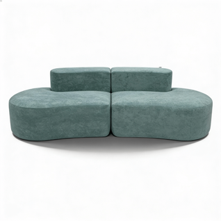 Canapé compressé Fixe Lounge Double 2 places Vert Sauge