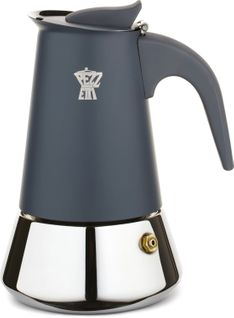 Cafetiere Italienne - Steelexpress - Acier Inoxydable - 2 Tasses - Tous Feux Dont Induction - Bleu
