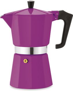 Cafetiere Italienne - Italexpress - Aluminium - 6 Tasses - Lila