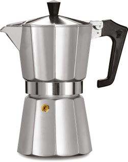 Cafetiere Italienne - Italexpress - Aluminium - 6 Tasses - Inox