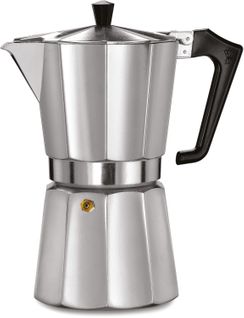 Cafetiere Italienne - Italexpress - Aluminium - 9 Tasses - Inox