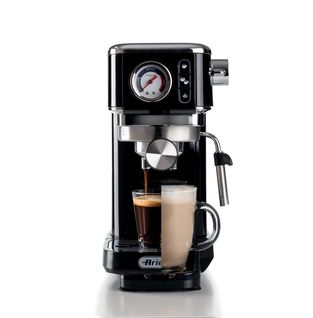 Machine Expresso Inox + Manomètre Noir Moderna - 1381