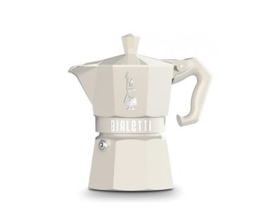 Cafetière Italienne 3 Tasses Crème - 0009059