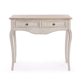 Console 2 Tiroirs En Bois - Garance