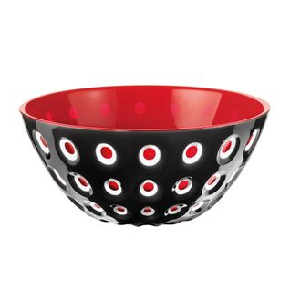 Saladier 20 Cm Le Murrine Noir Et Rouge