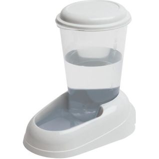 Distributeur D'eau Nadir 3l En Plastique - 29,2x20,2x28,8cm - Blanc - Chien Et Chat