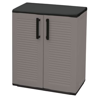 Armoire À Chaussures Avec Étagère Réglable Gris Foncé, 84 X 68 X 37 Cm