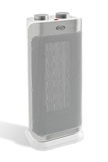 Chauffage Électrique Boogie Plus Argent, Blanc 2000 W